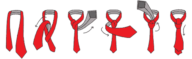 Способы завязывания галстука